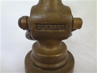 Pair of Elkhart Chief Brass Fireman's Nozzles