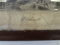 Ulysses S. Grant J.C. Buttre Lithograph Border Design Momberger