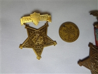 (3) Grand Army of the Republic Medals: Milwaukee, Toledo, Veteran