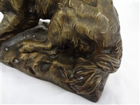 Pair of Early Dog Bronzes