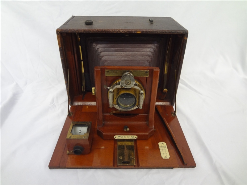 Antique 1890s Rochester Camera Co. Poco "C" Folding bed Plate Camera