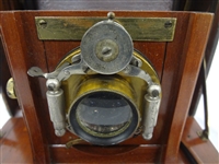 Antique 1890's Rochester Camera Co. Poco C Folding bed Plate Camera