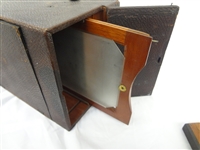 Antique 1890's Rochester Camera Co. Poco C Folding bed Plate Camera