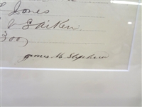 Civil War Statement of Volunteer Display 1864