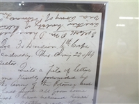 1864 Civil War Letter From Will to his Little Sister Double Sided