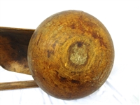 (3) Primitive Turn of the Century Hand Carved Dough Bowls