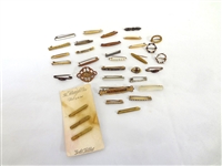 (34) Victorian Miniature Bar Brooches