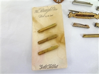 (34) Victorian Miniature Bar Brooches