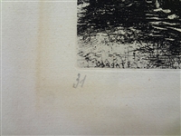 Marc Chagall The Fox and The Ram Etching Plate 31/200