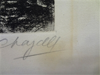 Marc Chagall The Fox and The Ram Etching Plate 31/200