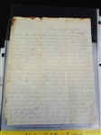 (4) Civil War Documents: Letters, Drummer Boy Signature, Promissory Note