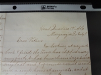 (4) Civil War Documents: Letters, Drummer Boy Signature, Promissory Note