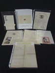 (7) Civil War Documents: Muster Roll, Bugler Certificate, Tax Documents, Letters, Discharge, Others