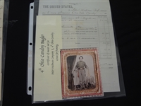 (7) Civil War Documents: Muster Roll, Bugler Certificate, Tax Documents, Letters, Discharge, Others