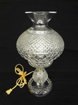 Waterford Crystal Large 14" Inch Inishmaan Alana Hurricane Electric Table Lamp