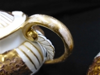 Heavy Gold Venice Tea Set Lotus Ware Knowles Taylor KT&K
