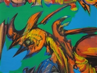 Original Oil Painting Surrealism Safa