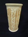 (3) Weller Pottery Clinton Ivory Bowl and Vases 1914