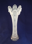 Northwood Spanish Lace Vase and 2 Other Opalescent Glass Pieces