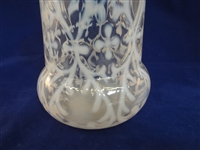 Northwood Spanish Lace Vase and 2 Other Opalescent Glass Pieces