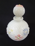 Consolidated Glass Co. Cosmos Cruet, (2) Pairs Salt and Peppers
