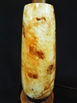 Mid Century Modern Cityscape Table Lamp Signed
