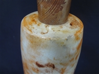 Mid Century Modern Cityscape Table Lamp Signed