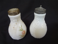 (10) EAPG and Consolidated Glass Salt Shakers 