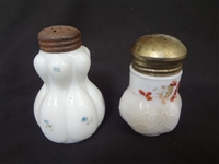 (10) EAPG and Consolidated Glass Salt Shakers 