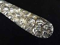 Sterling Silver Serving Fork and Spoon Shofield Co. Baltimore Rose