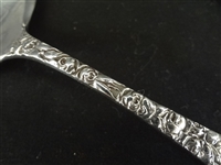 Sterling Silver Serving Fork and Spoon Shofield Co. Baltimore Rose