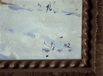 Mark Kremer (Russian 1928) Oil on Board Winter Fields