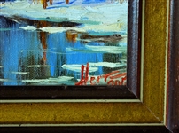 Stepan Nesterchuk (Russian 1978) Oil on Canvas Pines 2012