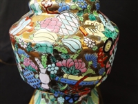 Heavy Cloisonne Moriage Chinese Lamp