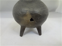South American Ocarina Clay Pottery Cat Whistle