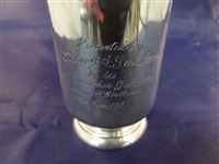 Sterling Silver Presentation Makers Piece Attributed to John Biggins 1919 Sheffield
