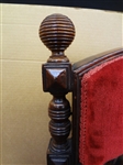 Hunzinger Walnut Padded King Chair