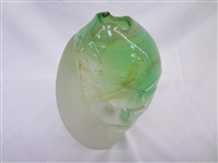 Gordon Worley Fused Art Glass Vase