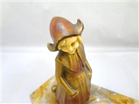 Style of Hans Keck Bronze Dutch Girl 