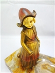 Style of Hans Keck Bronze Dutch Girl 