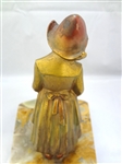 Style of Hans Keck Bronze Dutch Girl 