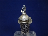 Hanau Neresheimer German Silver Decanter and Cordial Holders