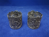 Hanau Neresheimer German Silver Decanter and Cordial Holders