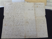 (5) Civil War Letters and Documents: 1861-1863