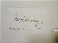 (5) Civil War General Autographs/Cut Signatures