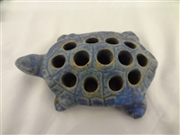 (7) Figural Flower Frogs: Fulper, Majolica, Japan