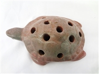 (7) Figural Flower Frogs: Fulper, Majolica, Japan
