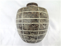 Large Pottery Vessel in the Style of Claude Conover