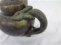 Majolica Lizard Tea Pot