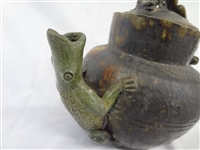 Majolica Lizard Tea Pot